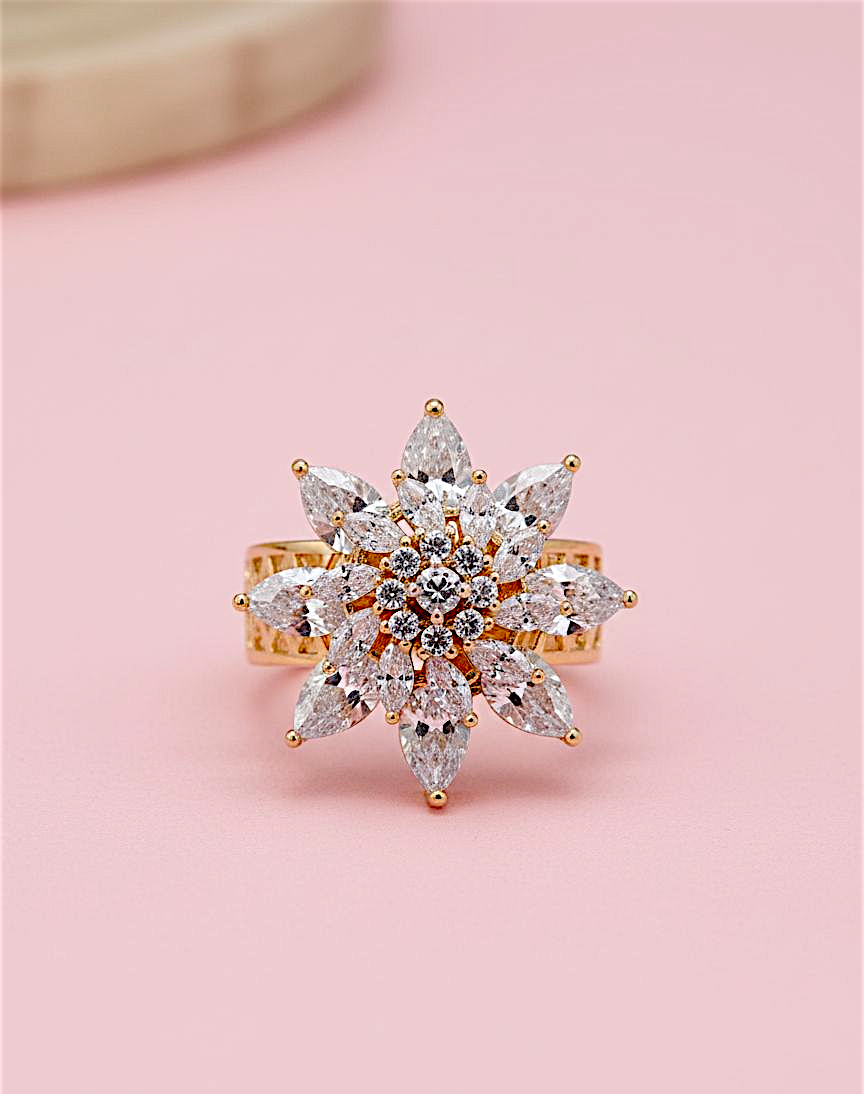 Flora Radiance Cocktail Ring