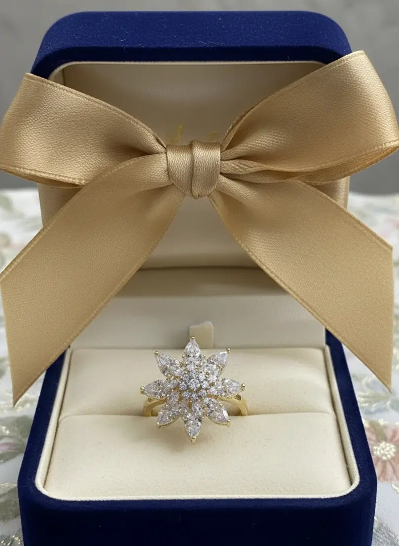 Flora Radiance Cocktail Ring Coruscate Jewels