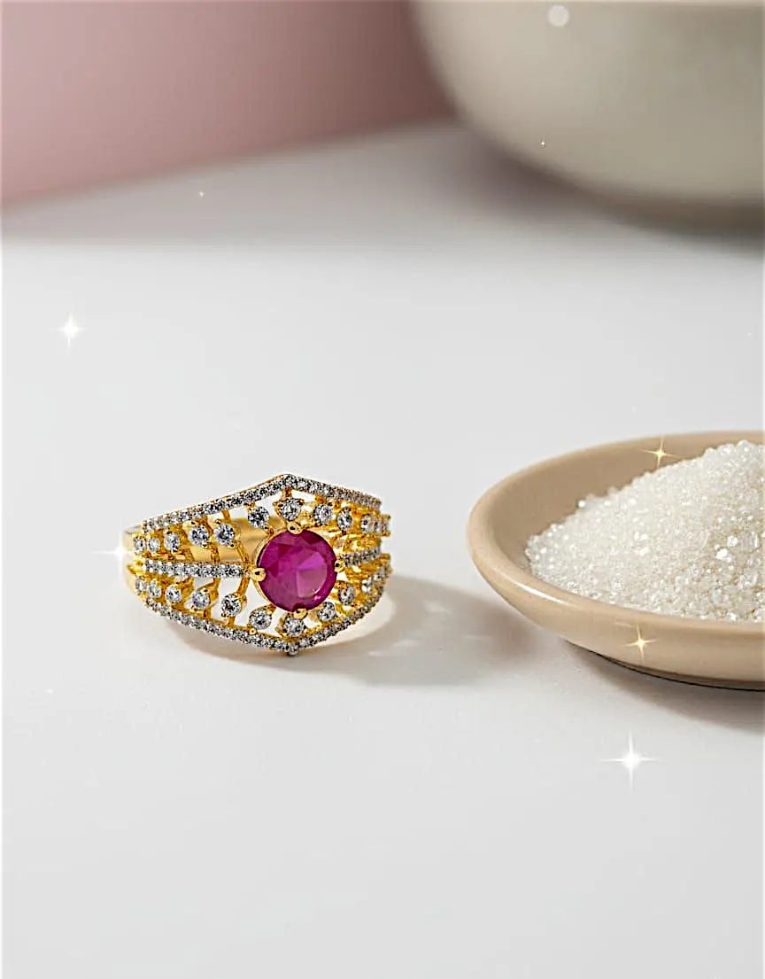 Heirloom Sparkle Adjustable Ring Coruscate Jewels