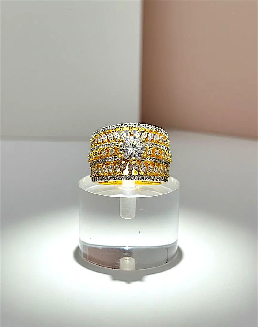 Sparkle American Diamond Ring Coruscate Jewels
