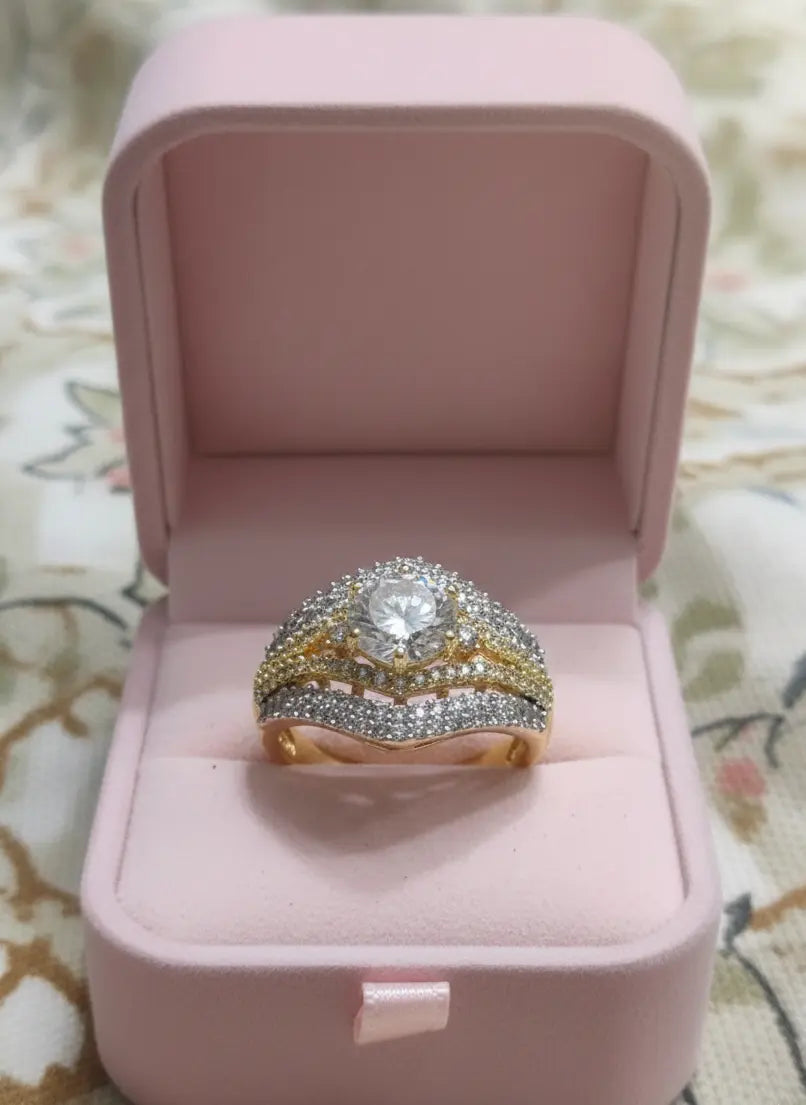 Cocktail Artificial Jewellery Ring Coruscate Jewels