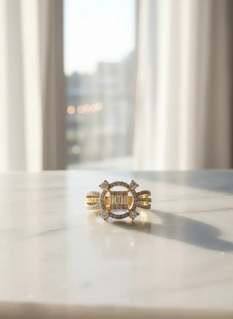 Royal Charm Artificial Finger Ring Coruscate Jewels