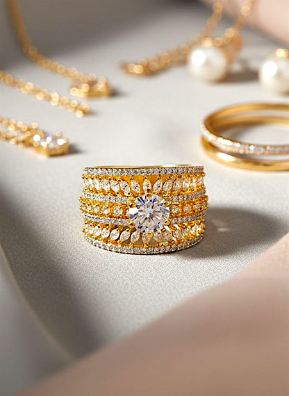 Sparkle American Diamond Ring