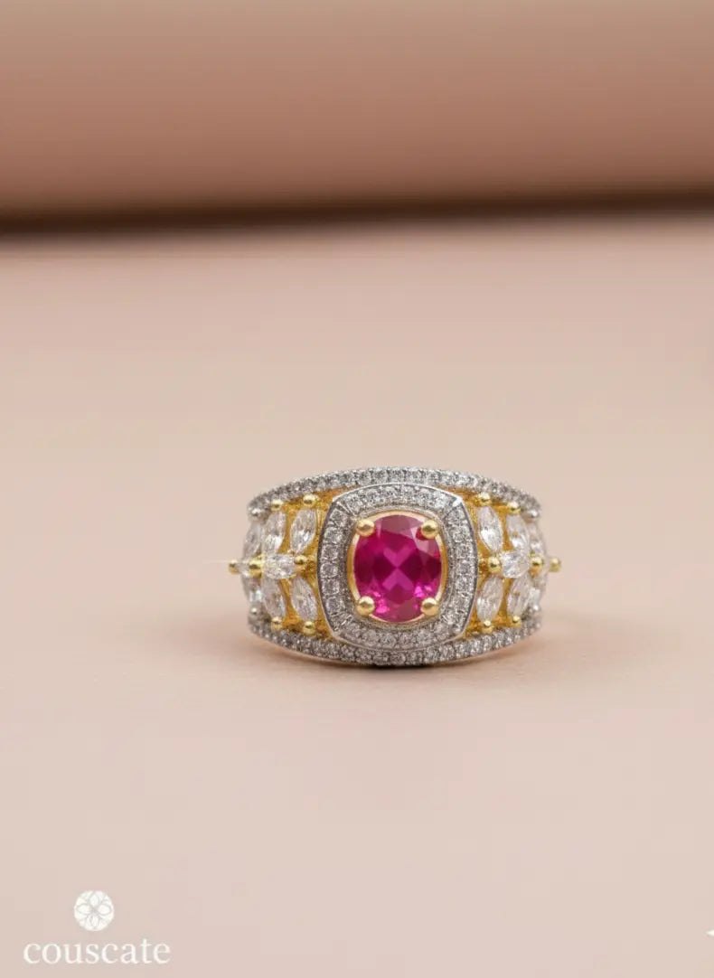 Ruby Radiance Adjustable Ring Coruscate Jewels
