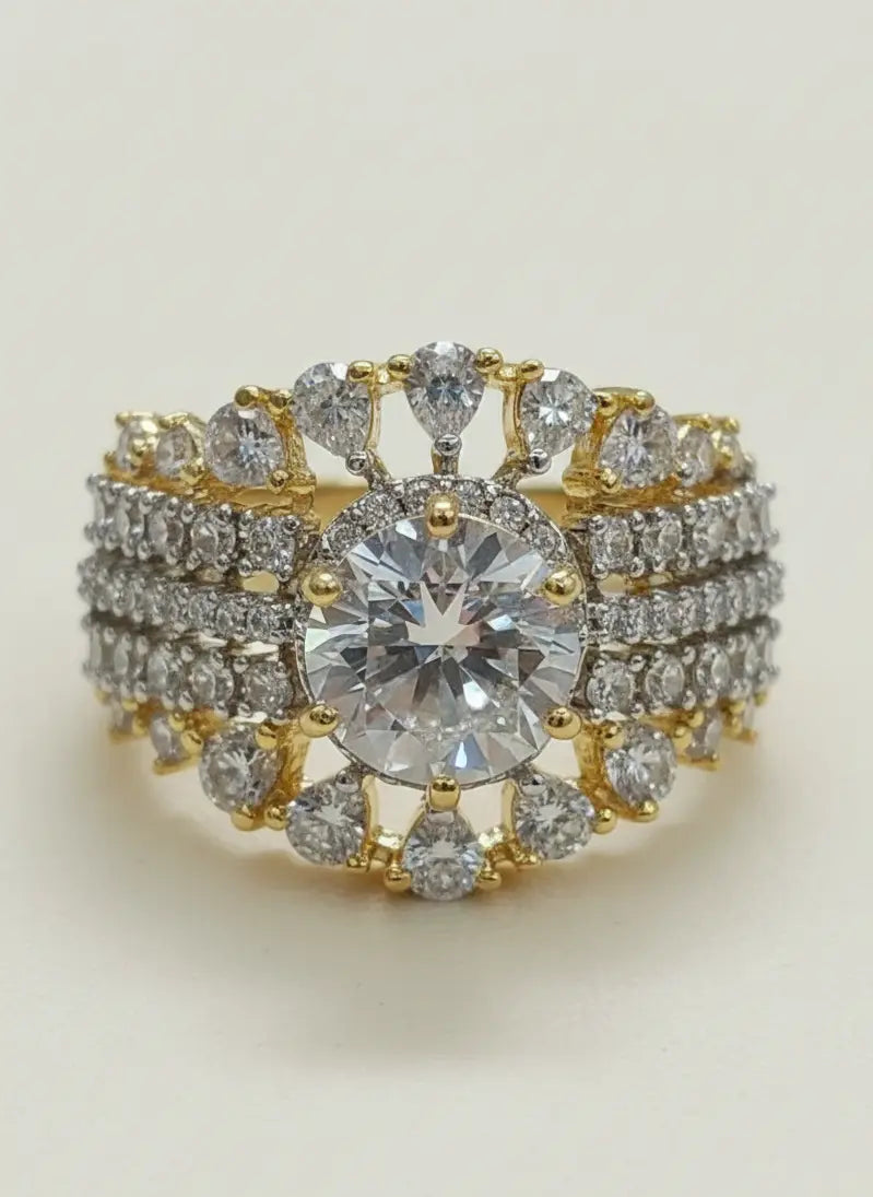 Crystal Artificial Jewellery Ring Coruscate Jewels
