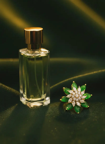 Emerald Cubic Zirconia Ring Coruscate Jewels