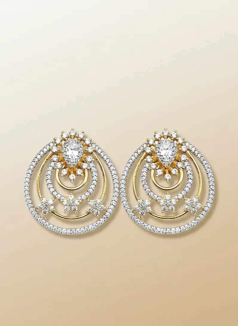 Radiant Halo Statement Studs Coruscate Jewels