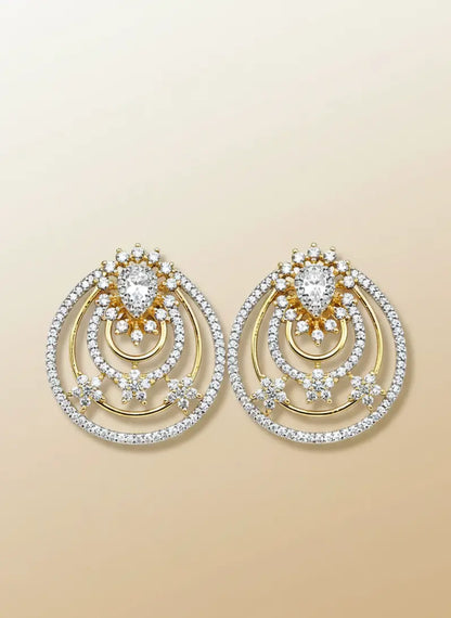 Radiant Halo Statement Studs Coruscate Jewels