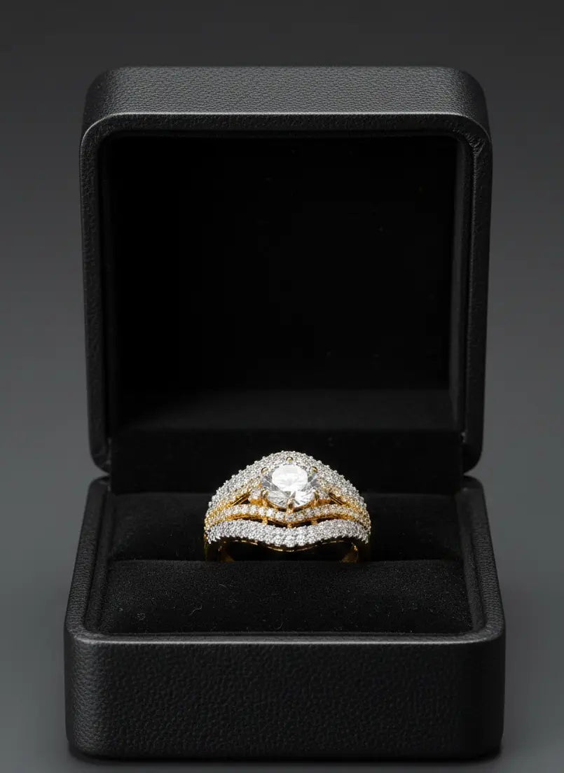 Cocktail Artificial Jewellery Ring Coruscate Jewels