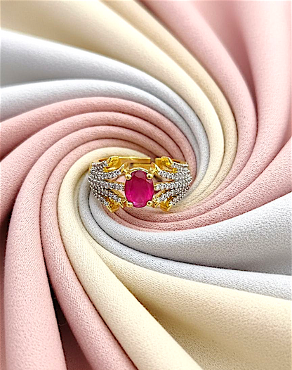 Imperial Ruby Adjustable Ring