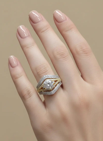 Cocktail Artificial Jewellery Ring Coruscate Jewels