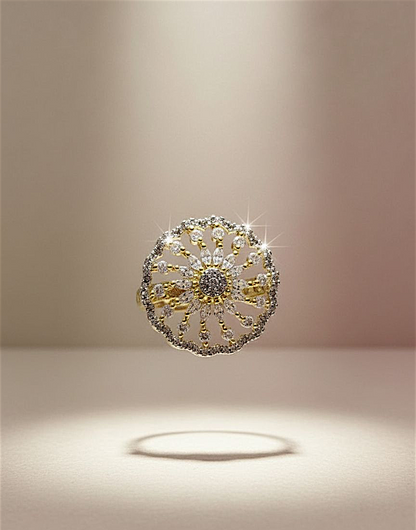 Bloom American Diamond Ring