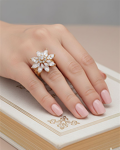 Flora Radiance Cocktail Ring