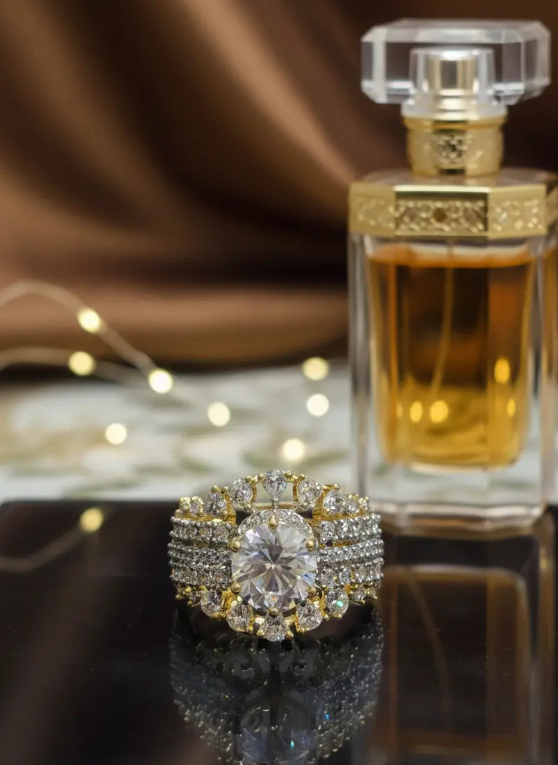 Crystal Artificial Jewellery Ring Coruscate Jewels