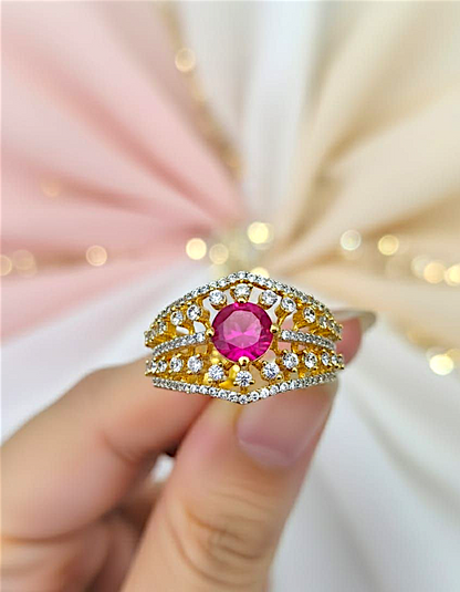 Heirloom Sparkle Adjustable Ring