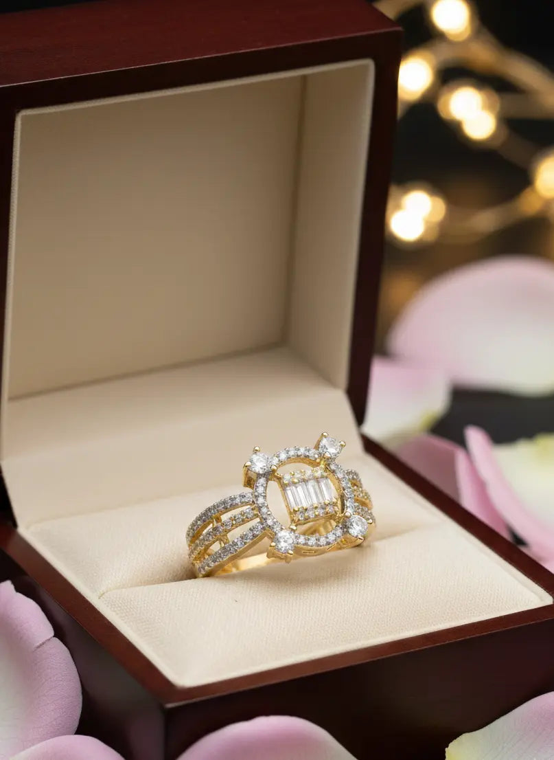 Royal Charm Artificial Finger Ring Coruscate Jewels