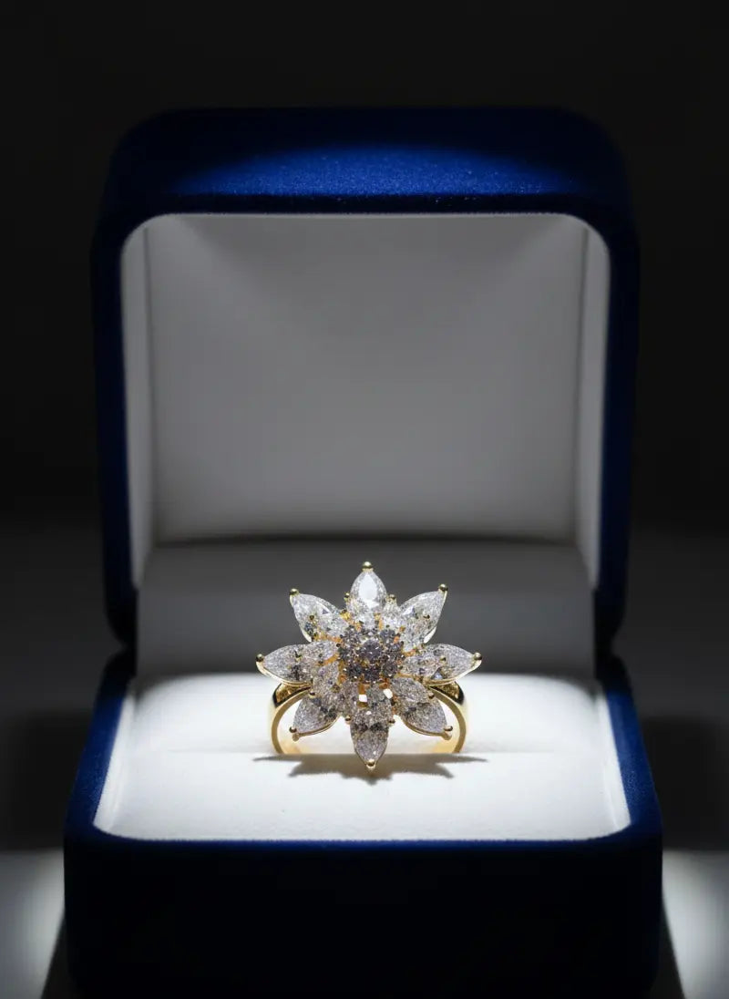 Flora Radiance Cocktail Ring Coruscate Jewels