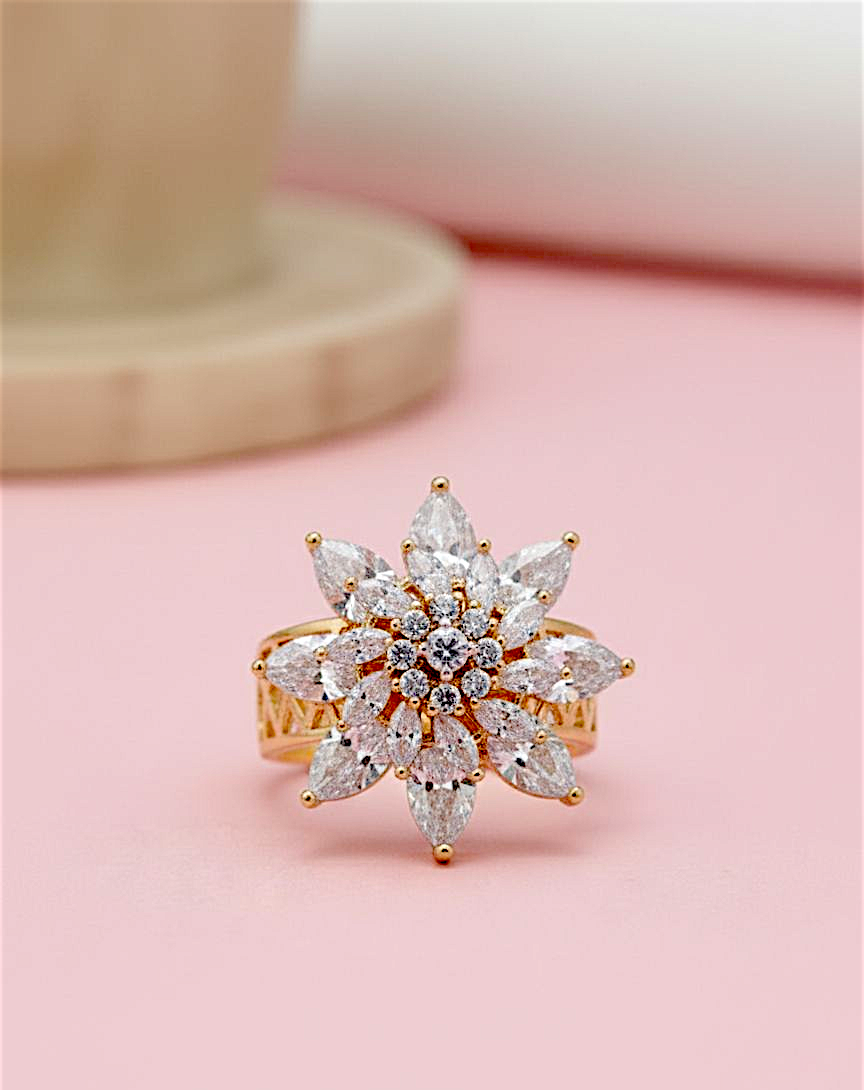 Flora Radiance Cocktail Ring