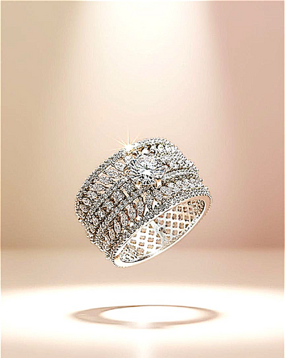 Celestial Solitaire Ring