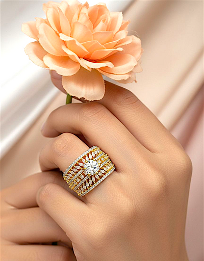 Sparkle American Diamond Ring