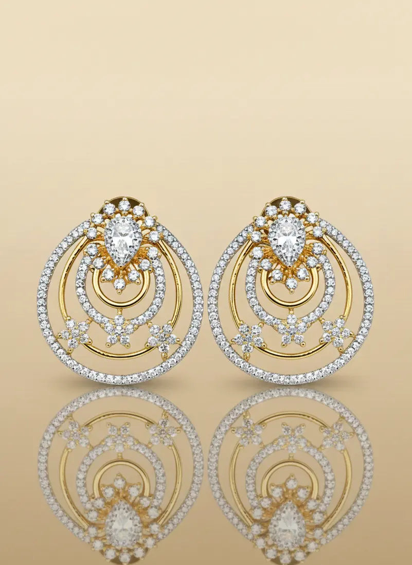 Radiant Halo Statement Studs Coruscate Jewels