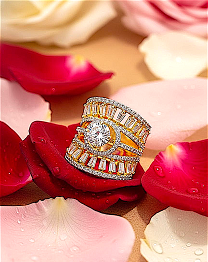Regal American Diamond Ring