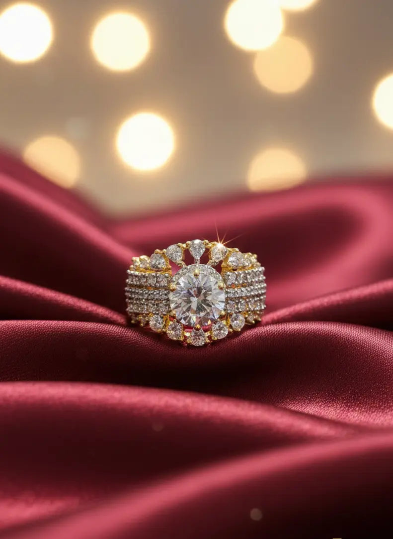 Crystal Artificial Jewellery Ring Coruscate Jewels