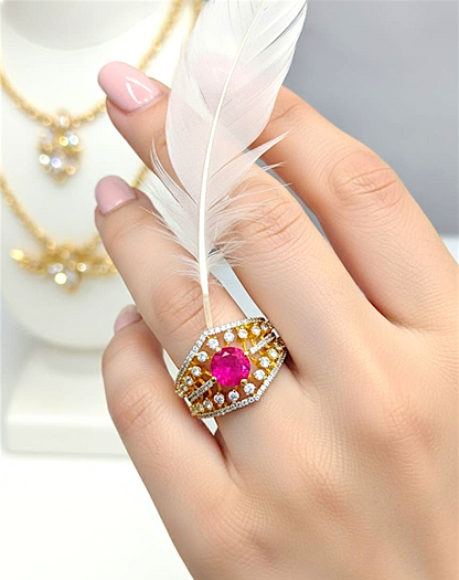 Heirloom Sparkle Adjustable Ring