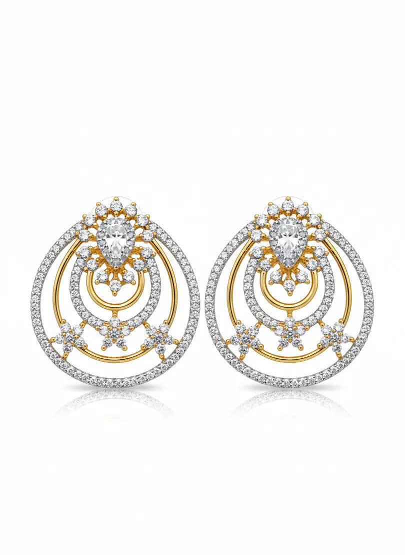 Radiant Halo Statement Studs Coruscate Jewels