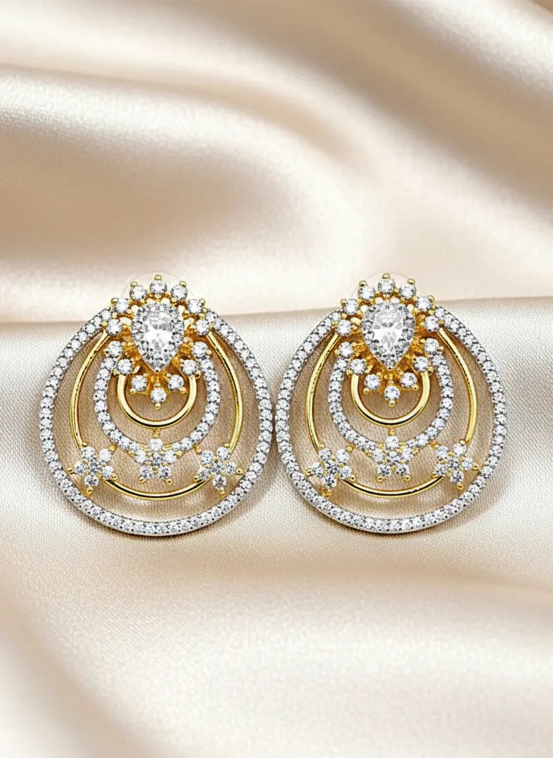 Radiant Halo Statement Studs Coruscate Jewels