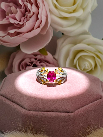 Imperial Ruby Adjustable Ring