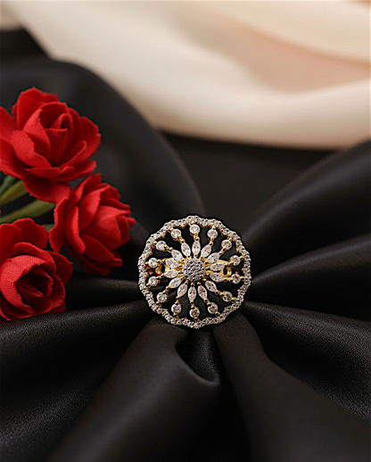 Bloom American Diamond Ring