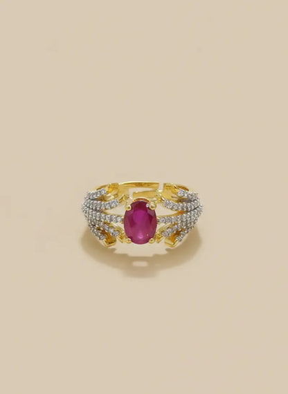 Imperial Ruby Adjustable Ring Coruscate Jewels