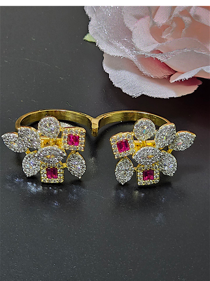 Ruby Bloom Artificial Jewellery Ring